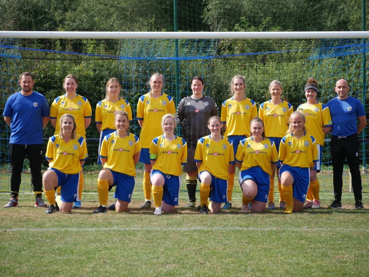 Picture showing the Mulbarton Belles team